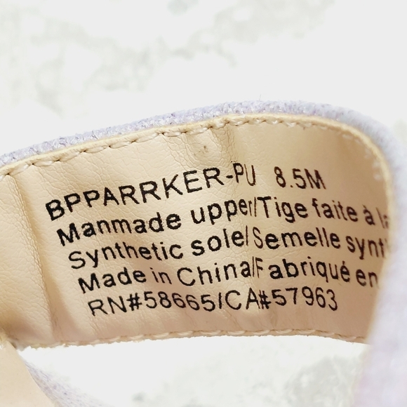 New Bp Parker Ankle Strap Square Open Toe Heeled Sandals W424 - Picture 11 of 14